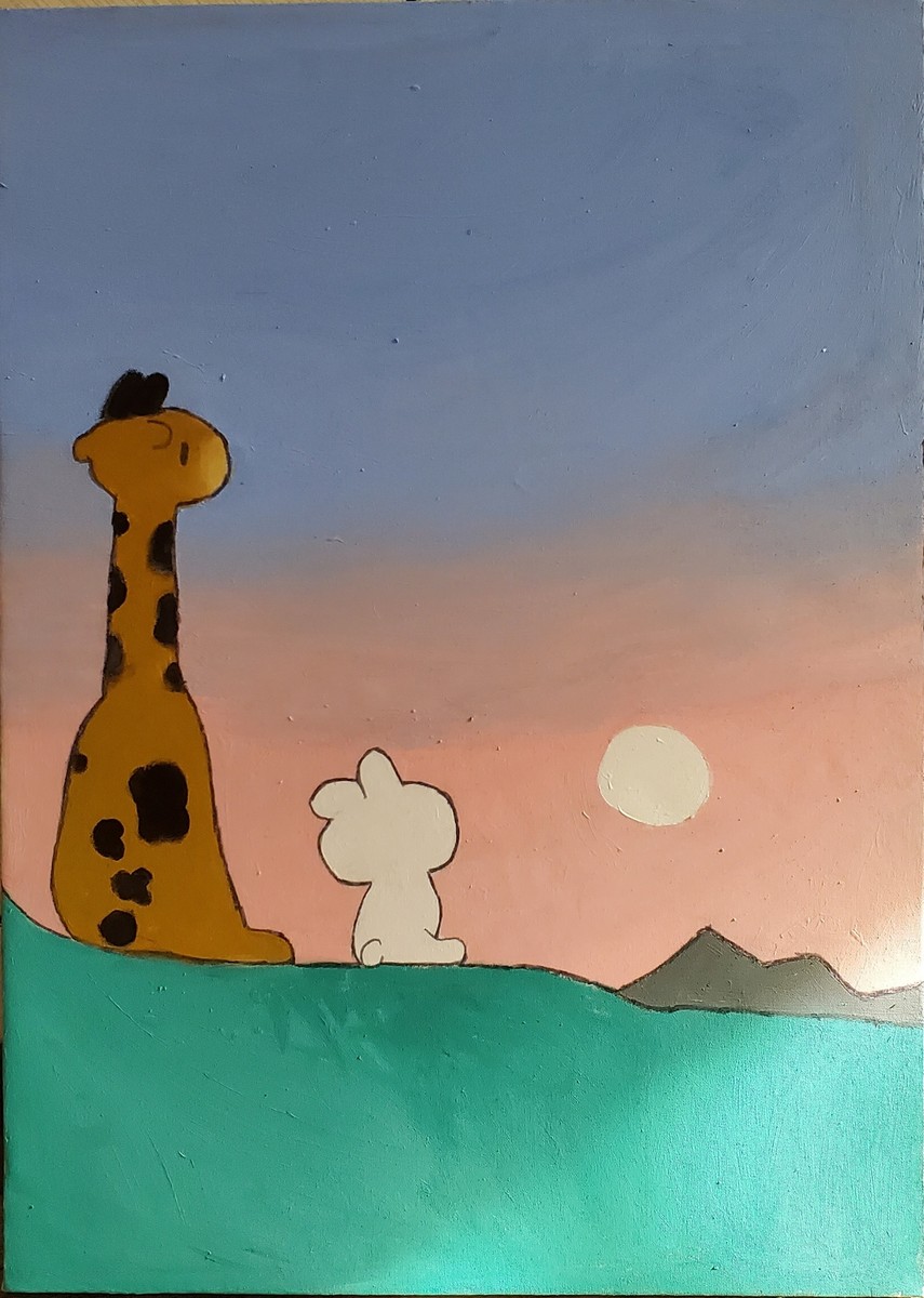 Artwork titled 'Friends' by maryam